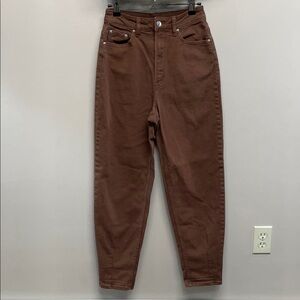 Divided Women's High Rise Jeans - Brown